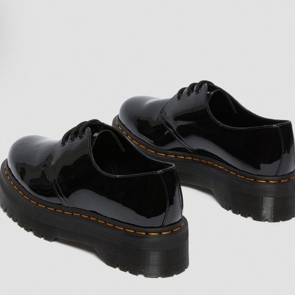 DOC MARTEN 1461 PATENT LEATHER PLATFORM OXFORD SHOES - Picture 4 of 4